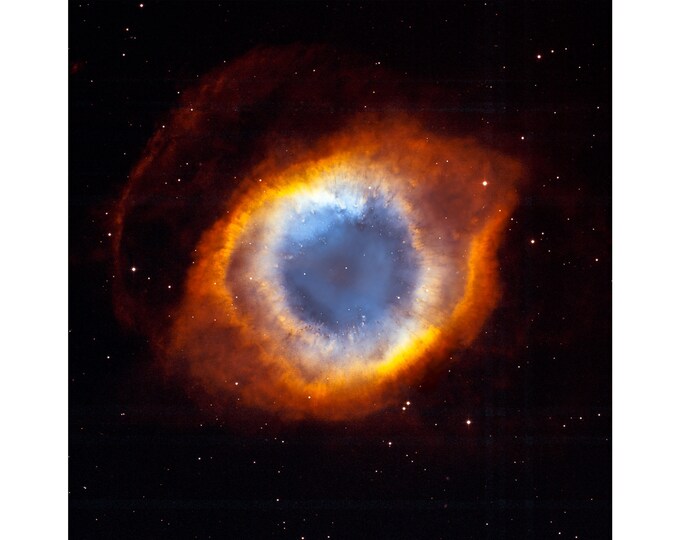 Helix Nebula in Aquarius, NASA Space Art | Art Print | Canvas Print | Fine Art Poster | Art Reproduction | Archival Giclee | Gift Wrapped