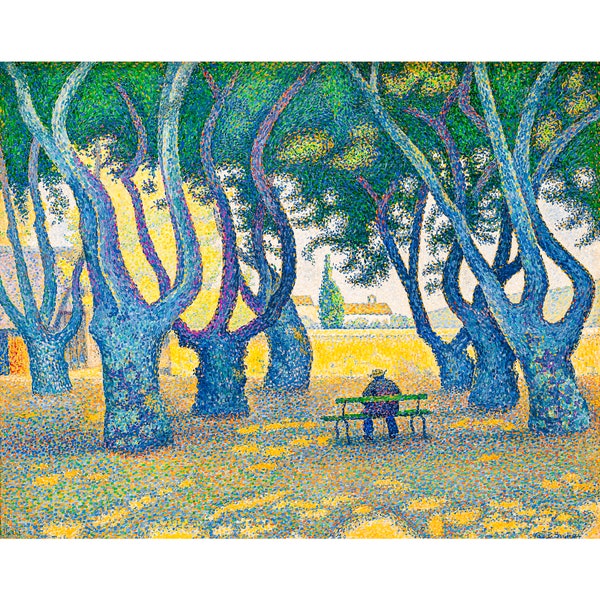 Paul Signac, Place des Lices, St. Tropez, 1893 | Art Print | Canvas Print | Fine Art Poster | Art Reproduction | Archival Giclee | Gift Wrap