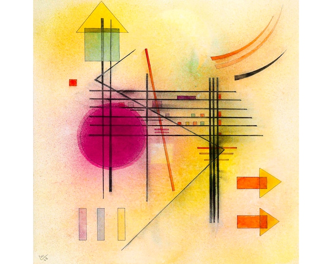 Wassily Kandinsky, Vibrierend, 1928 | Art Print | Canvas Print | Fine Art Poster | Art Reproduction | Archival Giclee | Gift Wrapped