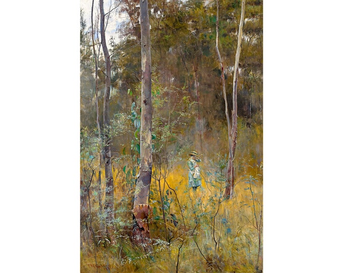 Frederick McCubbin, Lost, 1886 | Art Print | Canvas Print | Fine Art Poster | Art Reproduction | Archival Giclee | Gift Wrapped
