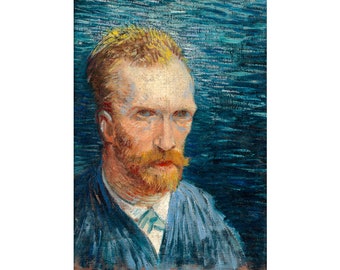 Van Gogh, Self-Portrait, 1887 | Art Print | Canvas Print | Fine Art Poster | Art Reproduction | Archival Giclee | Gift Wrapped