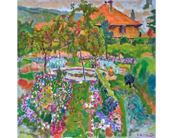 Pierre Bonnard, Flowers from the Vegetable Garden, Les Fleurs du potager, Le Grand-Lemps, 1909 | Art Print | Canvas Print | Reproduction Art