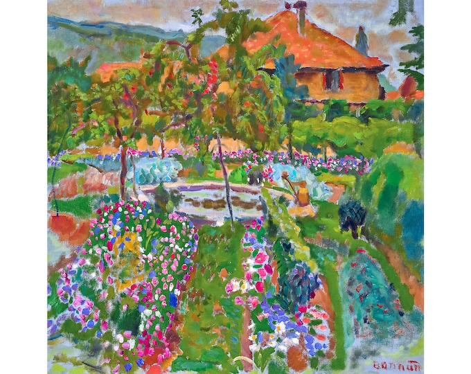 Pierre Bonnard, Flowers from the Vegetable Garden, Les Fleurs du potager, Le Grand-Lemps, 1909 | Art Print | Canvas Print | Reproduction Art
