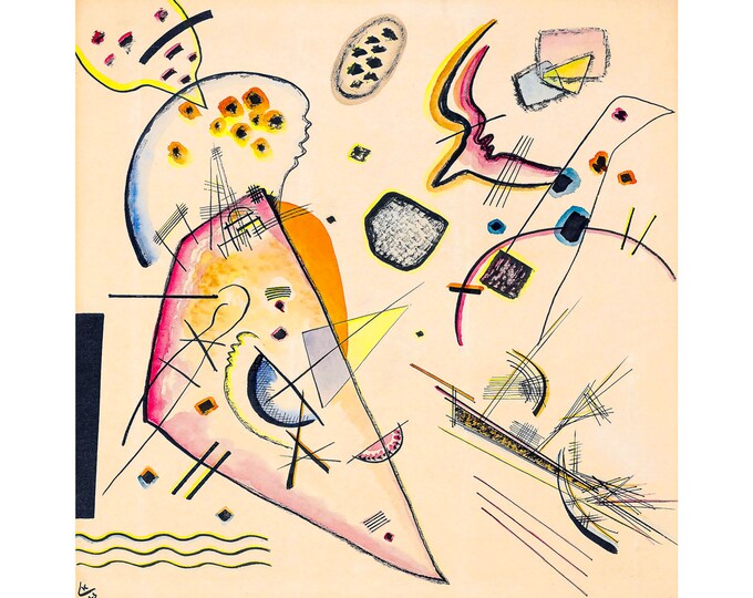 Wassily Kandinsky, Ohne Titel, 1923 | Art Print | Canvas Print | Fine Art Poster | Art Reproduction | Archival Giclee | Gift Wrapped