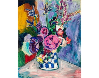 Matisse, Les Pivoines, 1907 | Art Print | Canvas Print | Fine Art Poster | Art Reproduction | Archival Giclee | Gift Wrapped