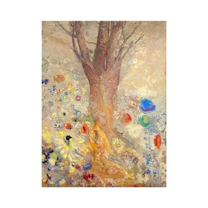 Odilon Redon, The Buddha, 1904 | Art Print | Canvas Print | Fine Art Poster | Art Reproduction | Archival Giclee | Gift Wrapped