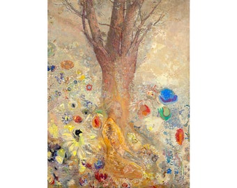 Odilon Redon, The Buddha, 1904 | Art Print | Canvas Print | Fine Art Poster | Art Reproduction | Archival Giclee | Gift Wrapped