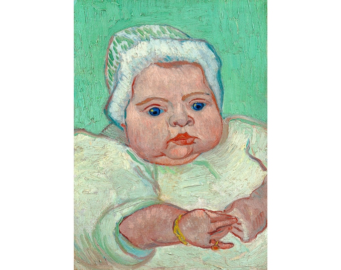 Van Gogh, Baby Marcelle Roulin, 1888 | Art Print | Canvas Print | Fine Art Poster | Art Reproduction | Archival Giclee | Gift Wrapped