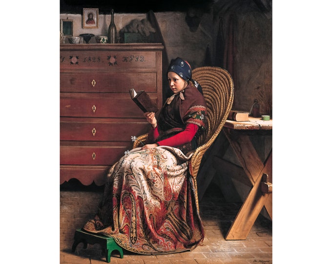 Christen Dalsgaard, In a pine wood. Study, 1863 | Art Print | Canvas Print | Fine Art Poster | Art Reproduction | Archival Giclee | Gift
