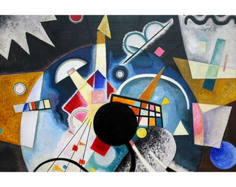 Wassily Kandinsky, A Center, 1924 | Art Print | Canvas Print | Fine Art Poster | Art Reproduction | Archival Giclee | Gift Wrapped