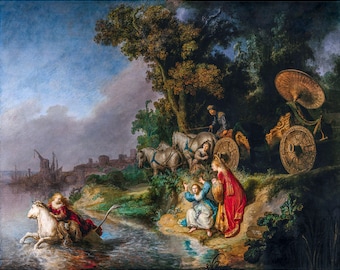 Rembrandt, The Abduction of Europa, 1632 | Art Print | Canvas Print | Fine Art Poster | Art Reproduction | Archival Giclee | Gift Wrapped