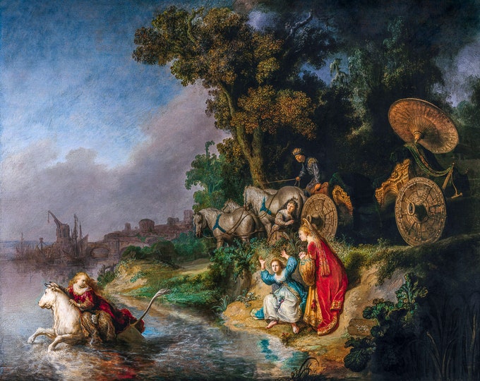 Rembrandt, The Abduction of Europa, 1632 | Art Print | Canvas Print | Fine Art Poster | Art Reproduction | Archival Giclee | Gift Wrapped