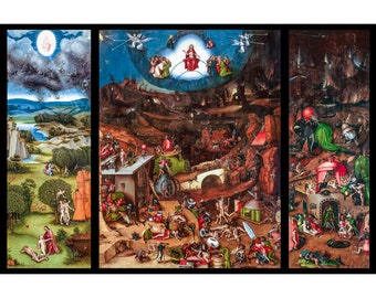 Lucas Cranach the Elder, The Last Judgement, after Bosch, 1524 | Art Print | Canvas Print | Fine Art Poster | Art Reproduction | Archival