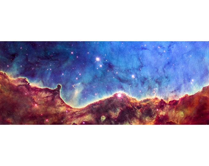 Carina Nebula Panorama, NASA Space Art | Art Print | Canvas Print | Fine Art Poster | Art Reproduction | Archival Giclee | Gift Wrapped