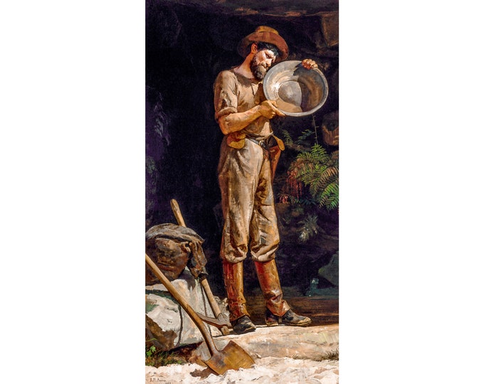 Julian Ashton, The Prospector, 1889 | Art Print | Canvas Print | Fine Art Poster | Art Reproduction | Archival Giclee | Gift Wrapped
