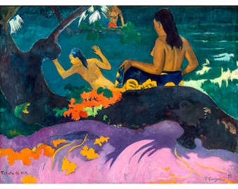 Paul Gauguin, Fatata te Miti, 1892 | Art Print | Canvas Print | Fine Art Poster | Art Reproduction | Archival Giclee | Gift Wrapped