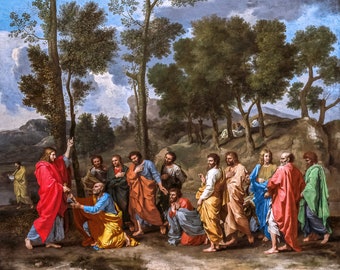 Nicolas Poussin, Ordination, 1640 | Art Print | Canvas Print | Fine Art Poster | Art Reproduction | Archival Giclee | Gift Wrapped