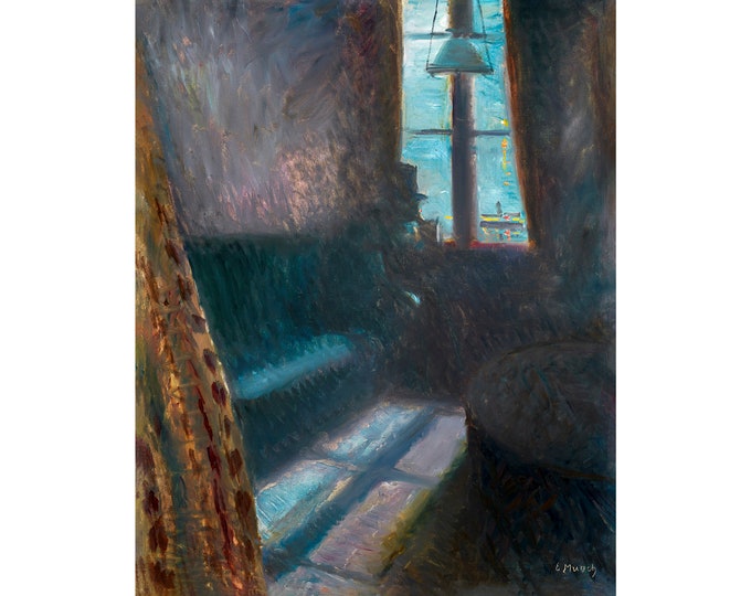 Edvard Munch, Night in Saint-Cloud, 1890 | Art Print | Canvas Print | Fine Art Poster | Art Reproduction | Archival Giclee | Gift Wrapped
