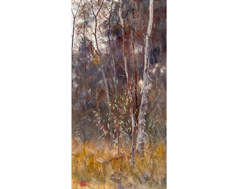 Frederick McCubbin, At the Falling of the Year, 1886 | Art Print | Canvas Print | Fine Art Poster | Art Reproduction | Archival Giclee