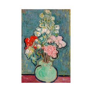Van Gogh, Vase of Flowers, 1890 | Art Print | Canvas Print | Fine Art Poster | Art Reproduction | Archival Giclee | Gift Wrapped