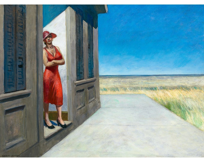 Edward Hopper, South Carolina Morning, 1955 | Art Print | Canvas Print | Fine Art Poster | Art Reproduction | Archival Giclee | Gift Wrapped