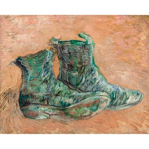 Van Gogh, Shoes, 1887 | Art Print | Canvas Print | Fine Art Poster | Art Reproduction | Archival Giclee | Gift Wrapped
