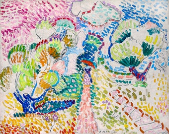 Matisse, Oliviers à Collioure, 1905 | Art Print | Canvas Print | Fine Art Poster | Art Reproduction | Archival Giclee | Gift Wrapped