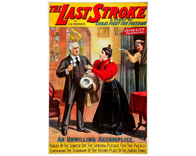 The Last Stroke, An Unwilling Accomplice, I.N. Morris | Art Print | Canvas Print | Fine Art Poster | Art Reproduction | Archival Giclee