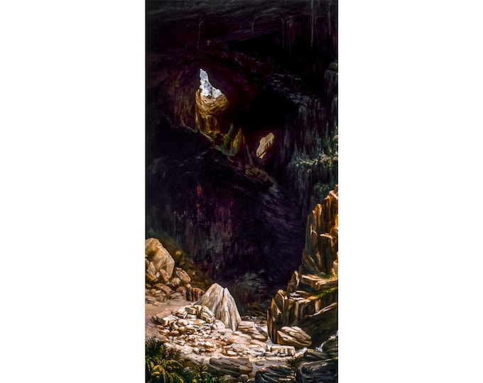 Lucien Henry, Devil's Coach-house, Fish River Caves, 1883 | Art Print | Canvas Print | Fine Art Poster | Art Reproduction | Archival Giclee