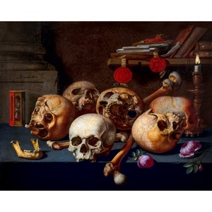 Aelbert Jansz van der Schoor, Vanitas still life, 1640 | Art Print | Canvas Print | Fine Art Poster | Art Reproduction | Archival Giclee