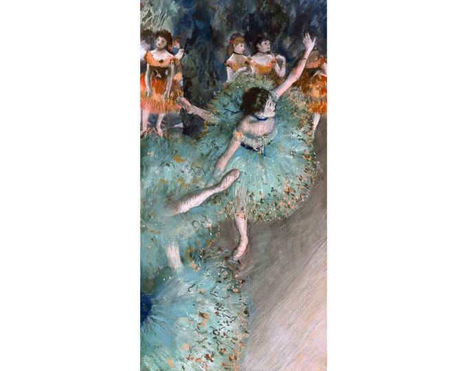 Edgar Degas, Swaying Dancer, 1879 | Art Print | Canvas Print | Fine Art Poster | Art Reproduction | Archival Giclee | Gift Wrapped