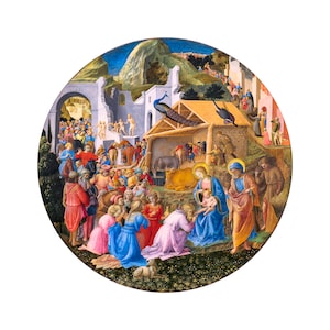 Fra Angelico, Fra Filippo Lippi, The Adoration of the Magi, 1450 | Art Print | Canvas Print | Fine Art Poster | Art Reproduction | Archival