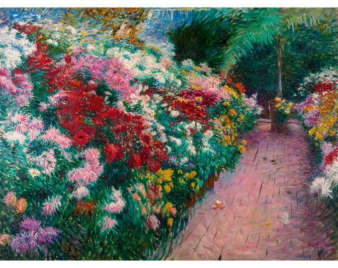 Dennis Miller Bunker, Chrysanthemums, 1888 | Art Print | Canvas Print | Fine Art Poster | Art Reproduction | Archival Giclee | Gift Wrapped