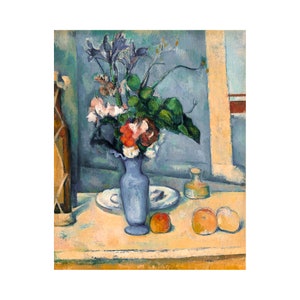 Paul Cezanne, The Blue Vase, Le Vase Bleu, 1887 | Art Print | Canvas Print | Fine Art Poster | Art Reproduction | Giclee | Gift Wrapped