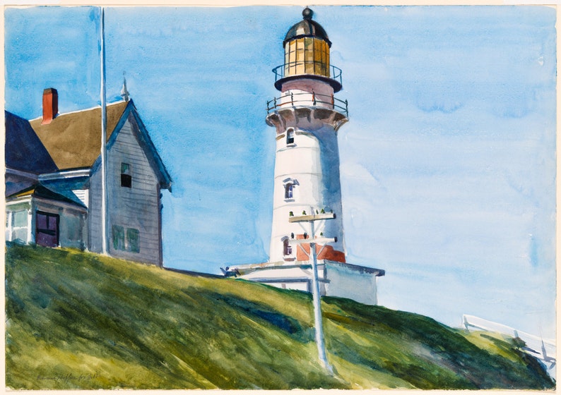 NEW Edward Hopper Lighthouse Hill 1927 Light House Giclee Art Print or Canvas