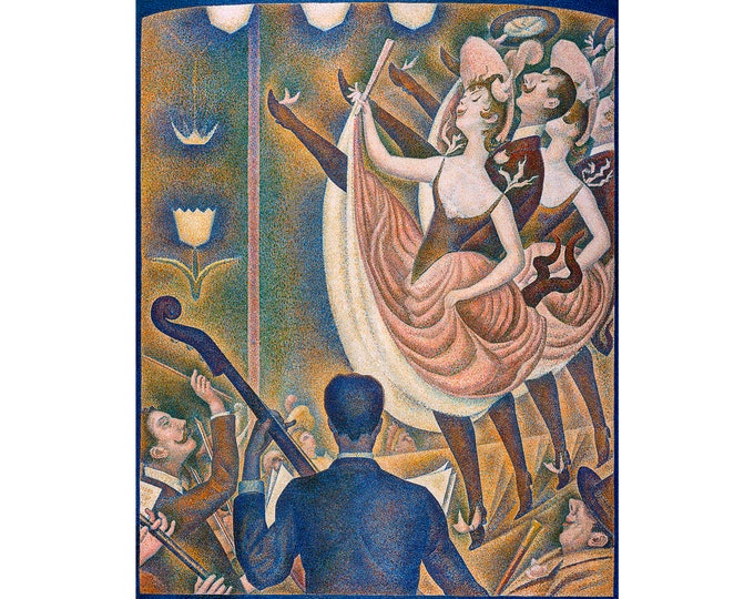 Georges Seurat, Le Chahut, 1890 | Art Print | Canvas Print | Fine Art Poster | Art Reproduction | Archival Giclee | Gift Wrapped