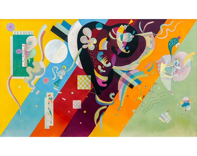 Wassily Kandinski, Composition 9, 1936 | Art Print | Canvas Print | Fine Art Poster | Art Reproduction | Archival Giclee | Gift Wrapped