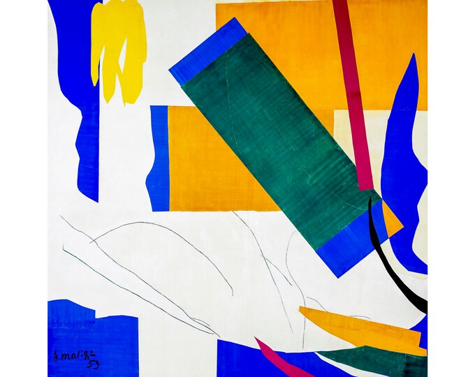Henri Matisse, Memory of Oceania, 1953 | Art Print | Canvas Print | Fine Art Poster | Art Reproduction | Archival Giclee | Gift Wrapped