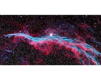 Veil Nebula Witches Broom, Ken Crawford | Art Print | Canvas Print | Fine Art Poster | Art Reproduction | Archival Giclee | Gift Wrapped