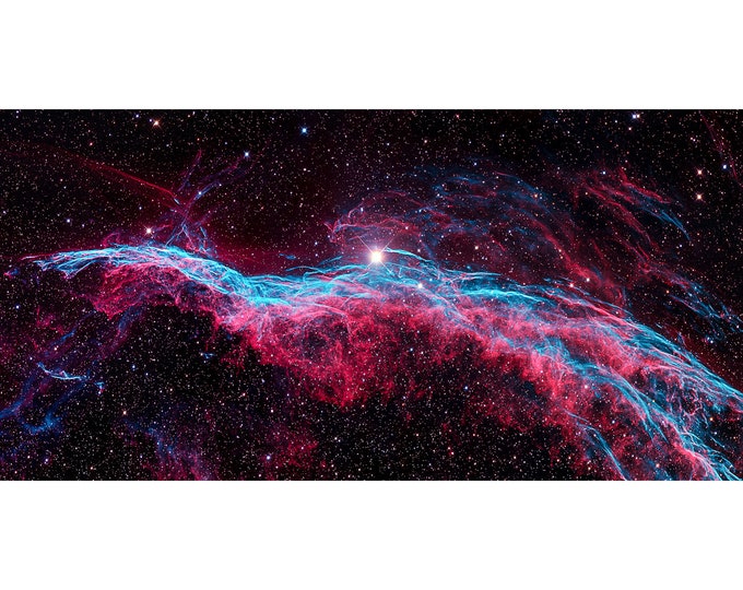 Veil Nebula Witches Broom, Ken Crawford | Art Print | Canvas Print | Fine Art Poster | Art Reproduction | Archival Giclee | Gift Wrapped