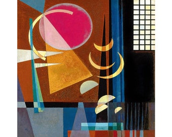 Wassily Kandinsky, Scharf-Ruhig, 1927 | Art Print | Canvas Print | Fine Art Poster | Art Reproduction | Archival Giclee | Gift Wrapped