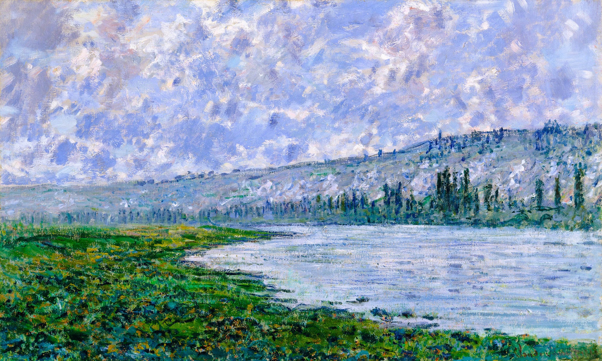 Claude Monet The Seine at Vétheuil 1880 Art Print Canvas - Etsy.de