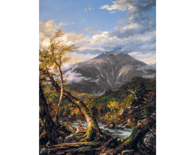 Thomas Cole, Indian Pass, 1847 | Art Print | Canvas Print | Fine Art Poster | Art Reproduction | Archival Giclee | Gift Wrapped