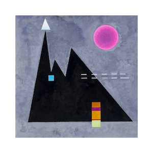 Wassily Kandinsky, Scharf im dumpf, 1929 | Art Print | Canvas Print | Fine Art Poster | Art Reproduction | Archival Giclee | Gift Wrapped