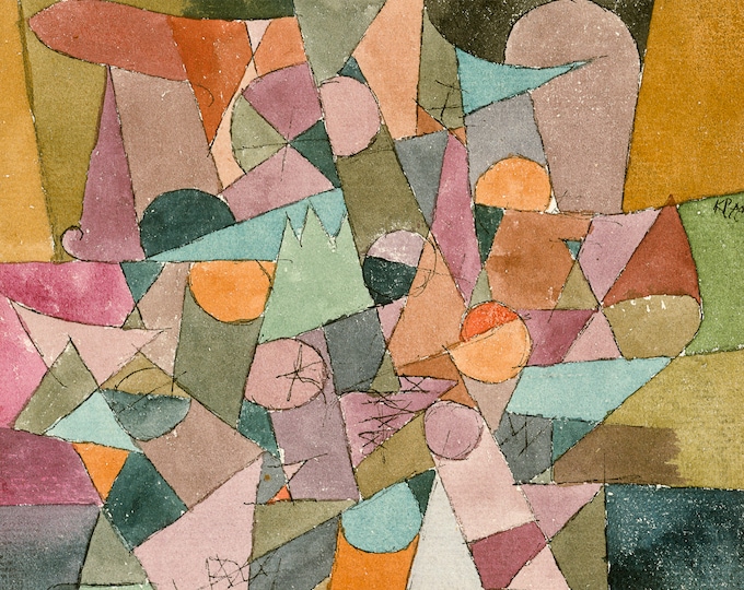 Paul Klee, Drawing, 1914 | Art Print | Canvas Print | Fine Art Poster | Art Reproduction | Archival Giclee | Gift Wrapped