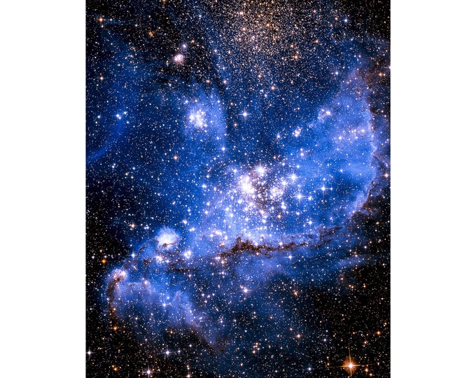 Small Magellanic Cloud, NASA Space Art | Art Print | Canvas Print | Fine Art Poster | Art Reproduction | Archival Giclee | Gift Wrapped