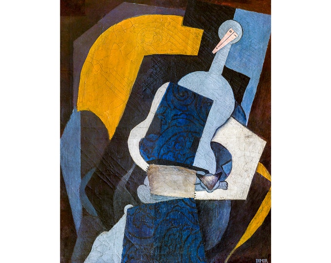Diego Rivera, Seated Woman, 1915 | Art Print | Canvas Print | Fine Art Poster | Art Reproduction | Archival Giclee | Gift Wrapped