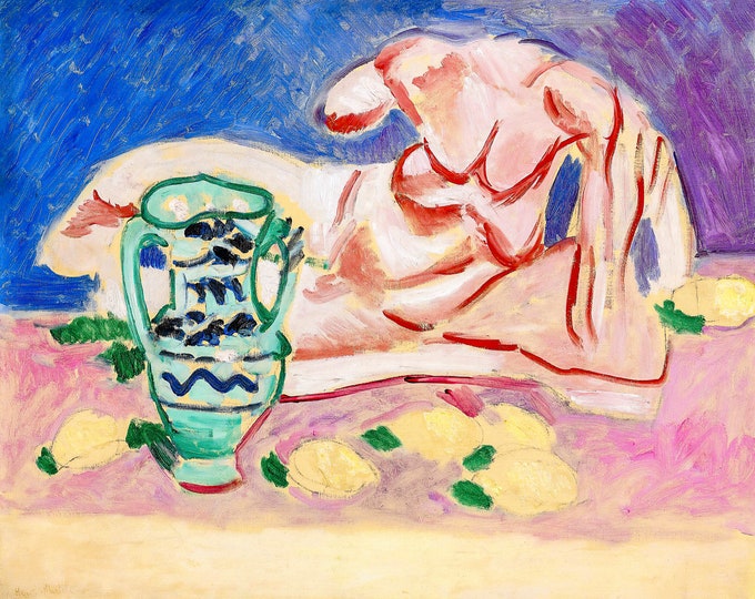 Matisse, Ilyssus from the Parthenon, 1908 | Art Print | Canvas Print | Fine Art Poster | Art Reproduction | Archival Giclee | Gift Wrapped