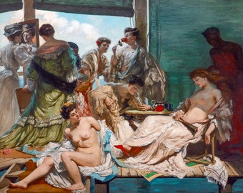 Rupert Bunny, Summer Time, 1907 | Art Print | Canvas Print | Fine Art Poster | Art Reproduction | Archival Giclee | Gift Wrapped