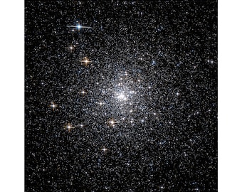 Globular Cluster in Galaxy, NASA Space Art | Art Print | Canvas Print | Fine Art Poster | Art Reproduction | Archival Giclee | Gift Wrapped